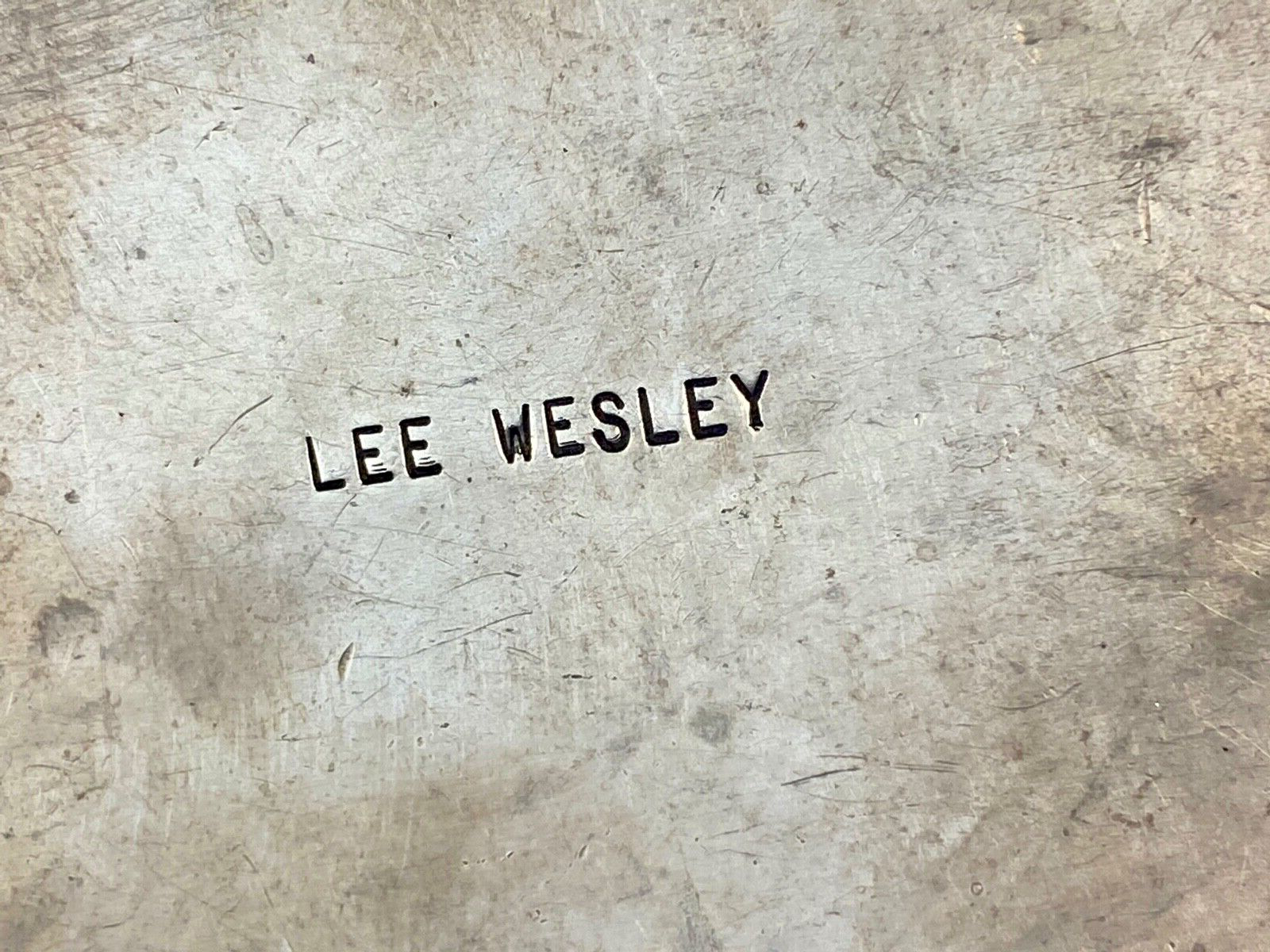 80's Lee Wesley trophy belt buckle CASA Grande Rodeo Club President Award AHSA 