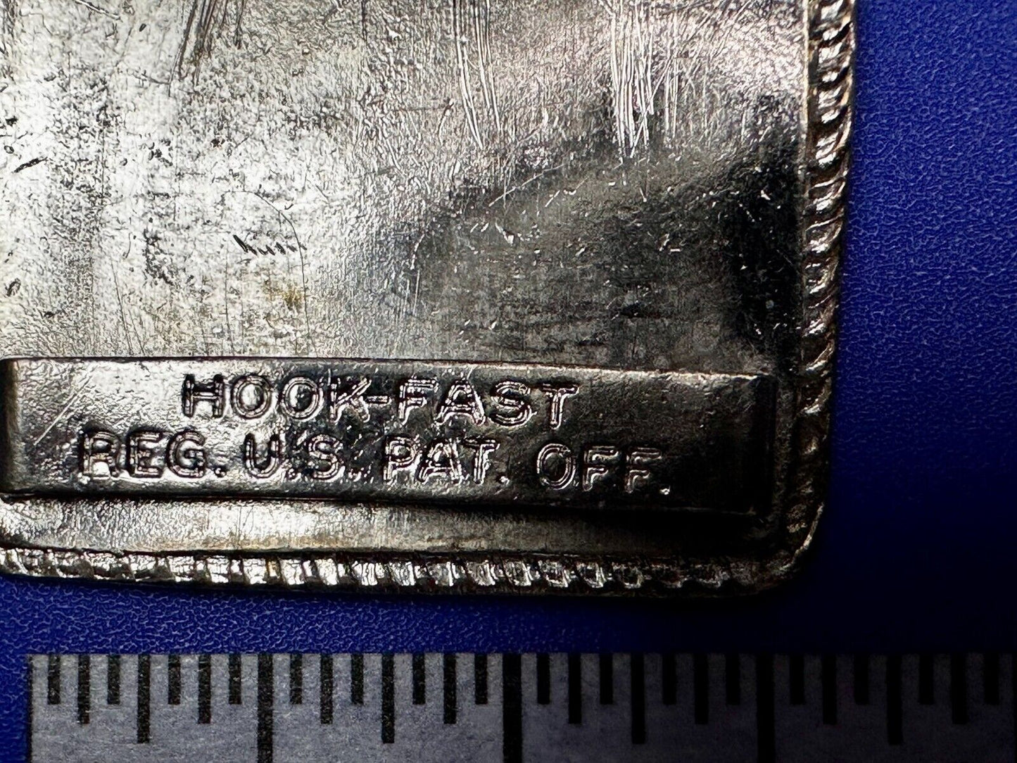 Vestavia Hills AL Department Fire Fighter Fireman Hook Fast Vintage Belt Buckle