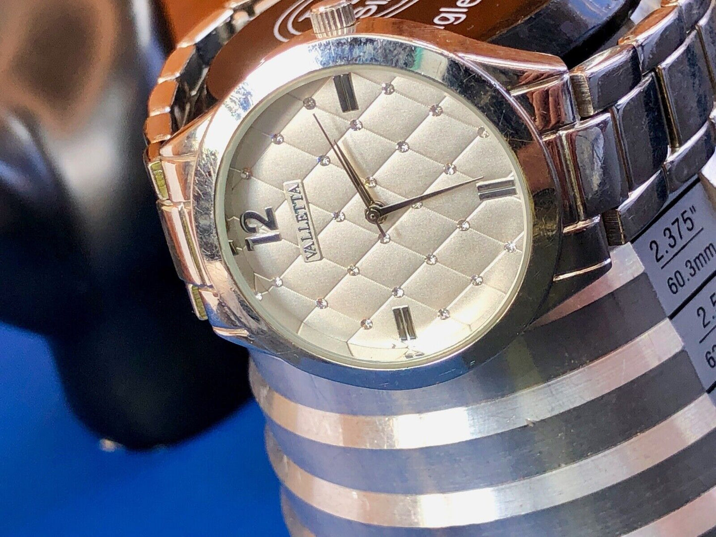Valletta Modern Silver Tone Women's Dress Watch - Fresh Battery 
