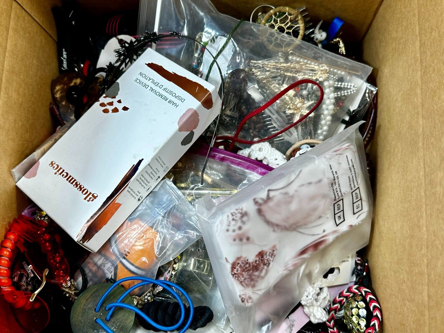 Almost 13 pounds of Hair Accessories -  Resale Bulk Lot, Junk Drawer Grab Bag