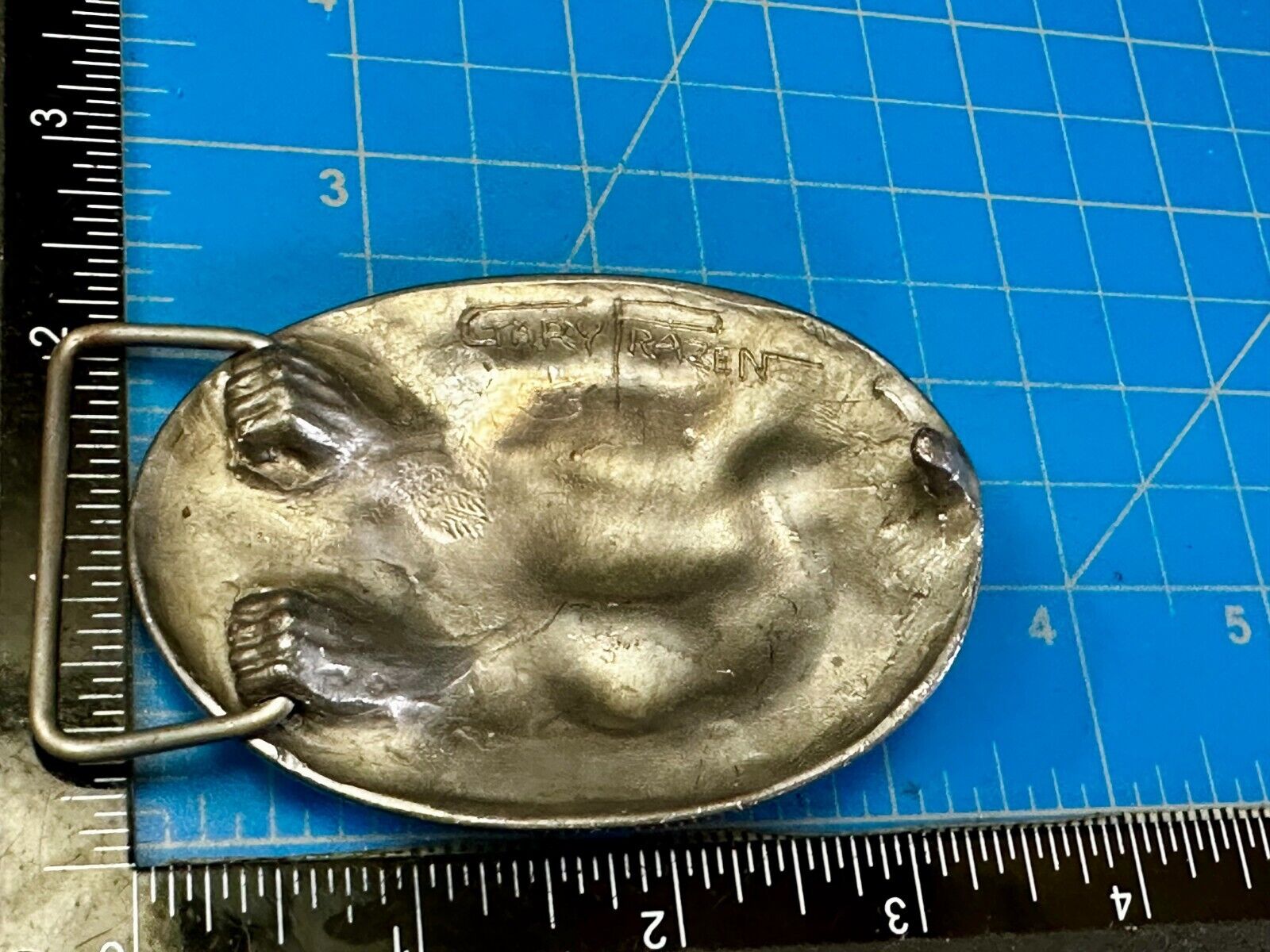 Andalex Wildcat Loadout Vintage Belt Buckle by Sculpture Artist Gary Frazen