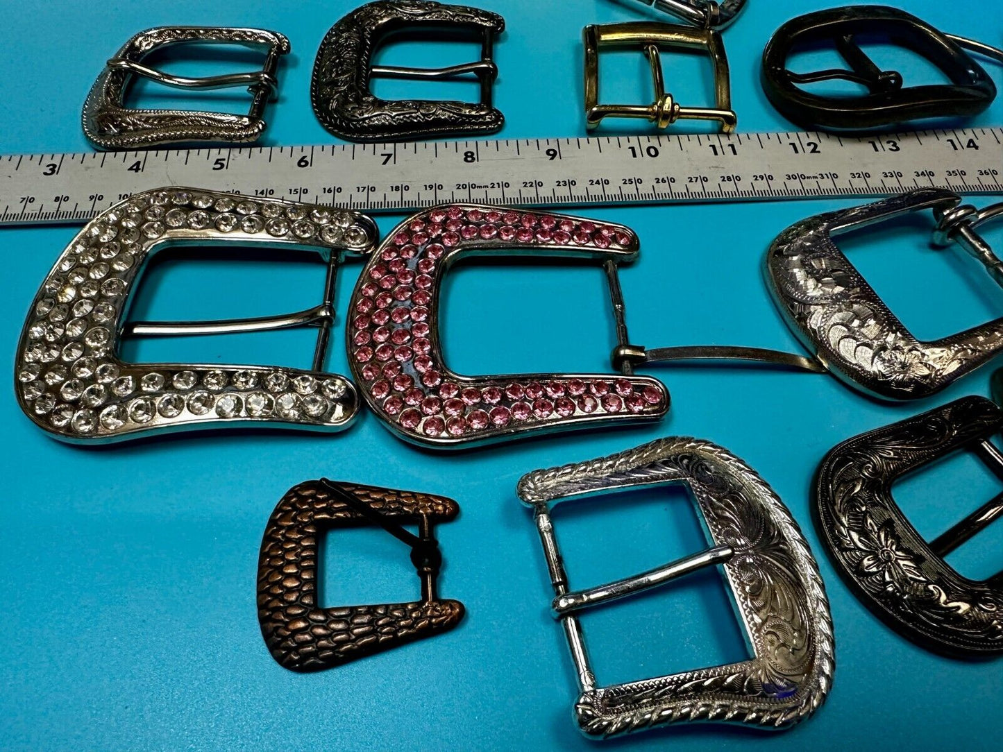 20 Vintage & Modern Ranger Style Belt buckles -  Lot, Grab Bag - Resale Gifts!