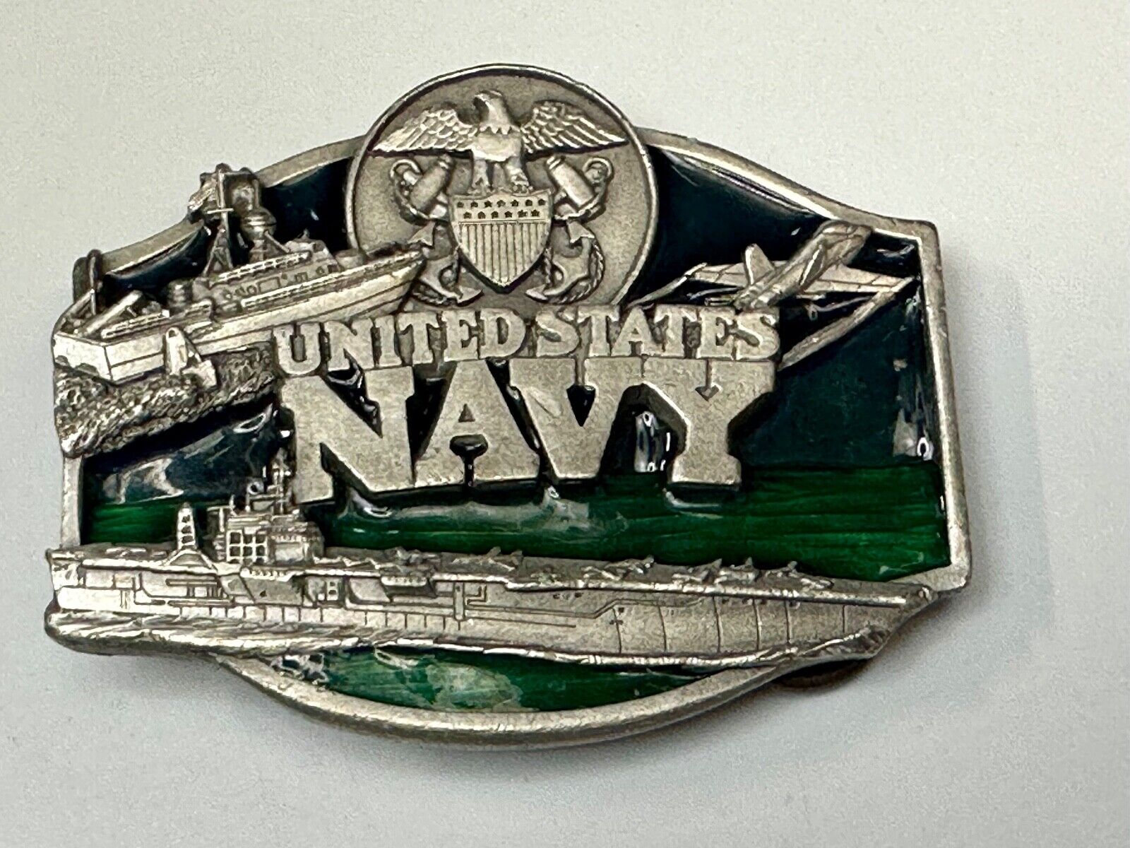 United States Navy - Patriot America G-50 Commemorative Siskiyou Belt Buckle