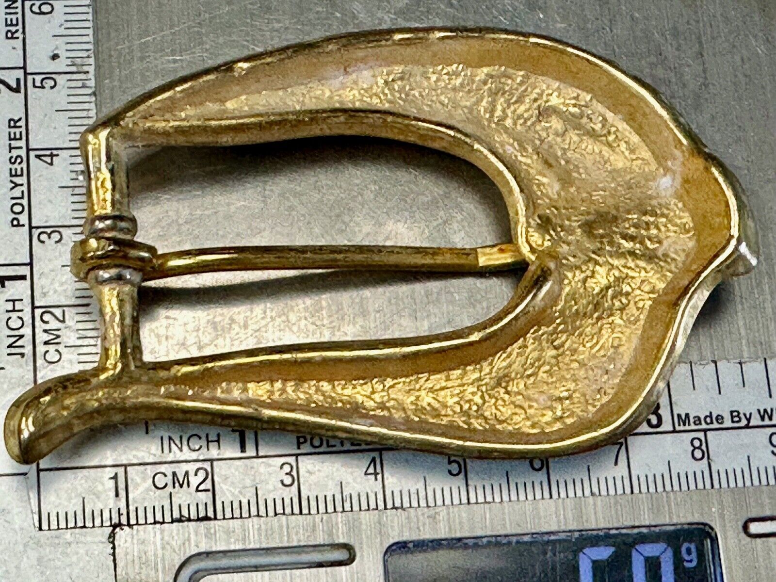Victorian vibe - vintage gold tone replacement belt buckle