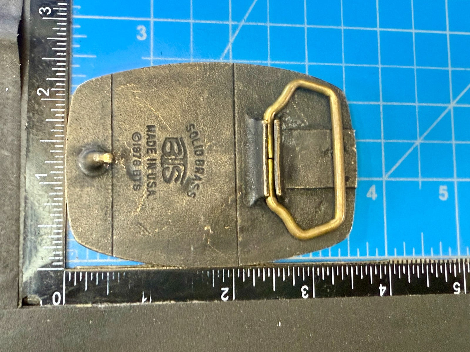 Town of Gilbert Arizona Vintage 1978 Commemorative Solid Brass BTS Belt Buckle
