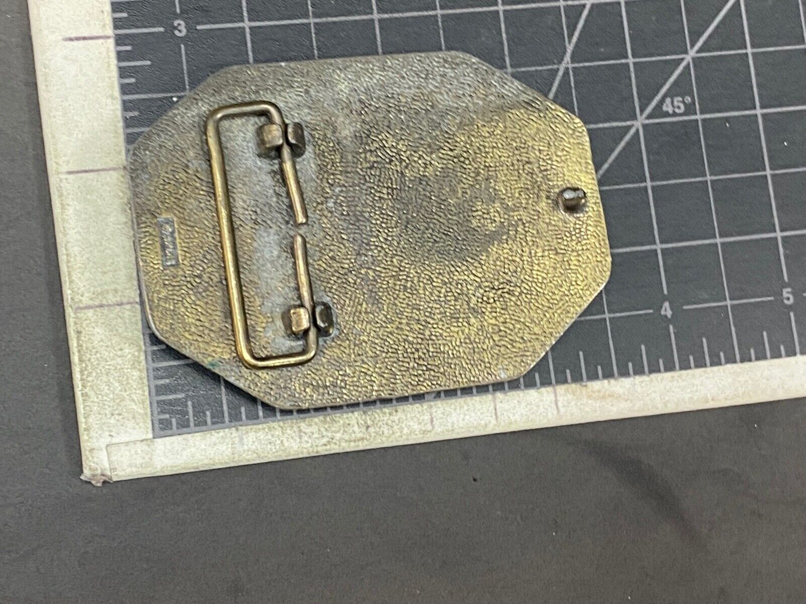 Vintage Avon Steam Train Locomotive Belt Buckle From The 1970S Very Detailed