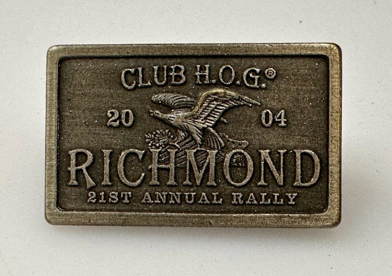 Club Hog 2024 Richmond 21st Annual Rally Harley Davidson Jacket Vest Pin