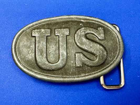 US Civil War Union Infantry Soldier silver color Replica Belt Buckle V-Fur? Ny