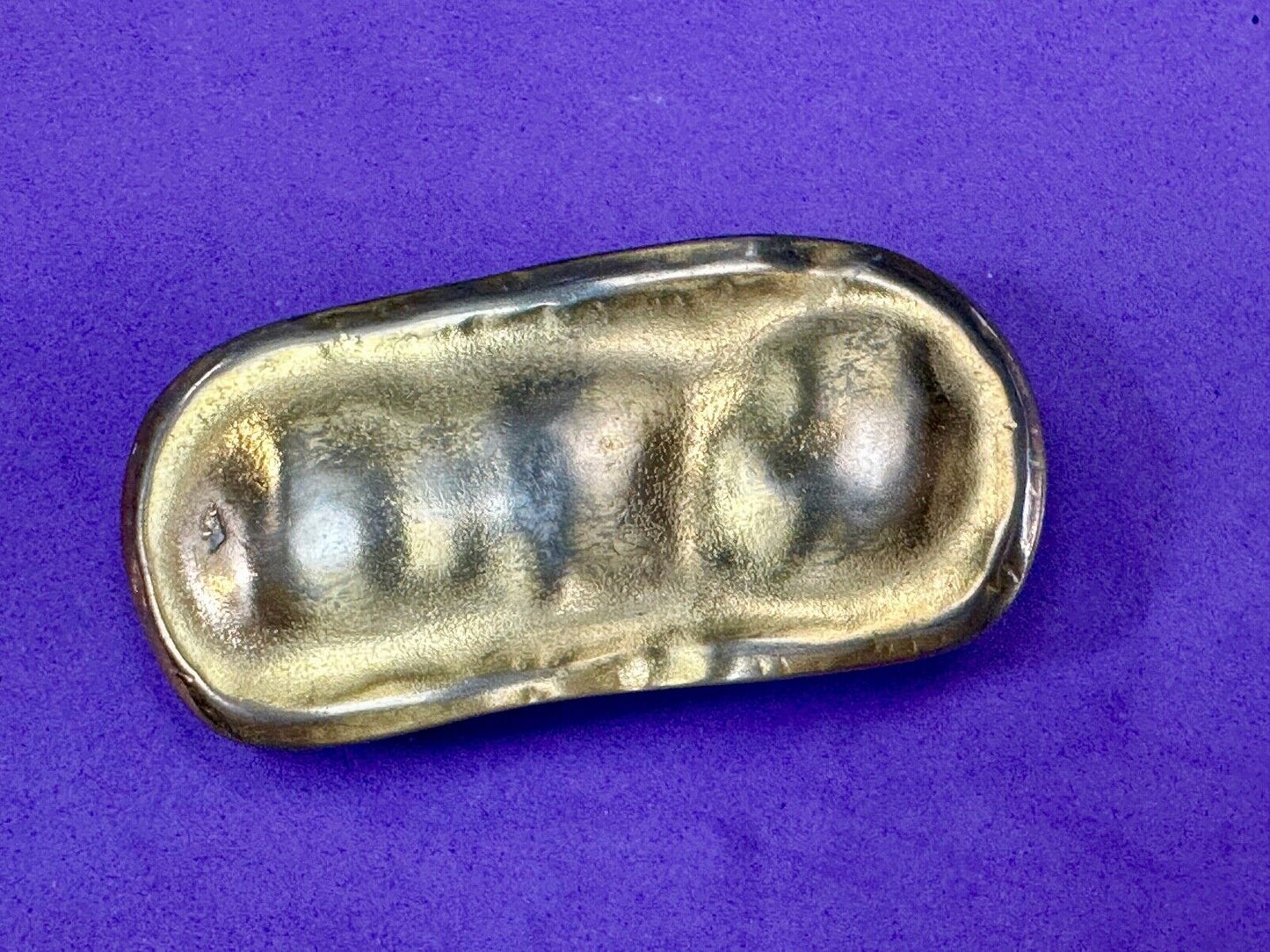 unique gold tone long skinny dress style belt buckle