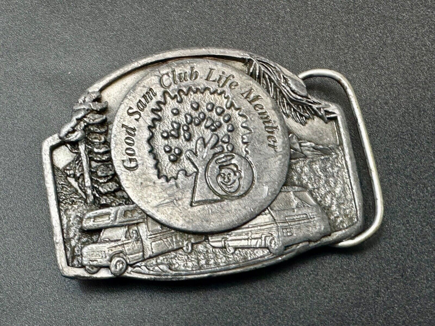 Vintage Good Sam Club Life Member Belt Buckle
