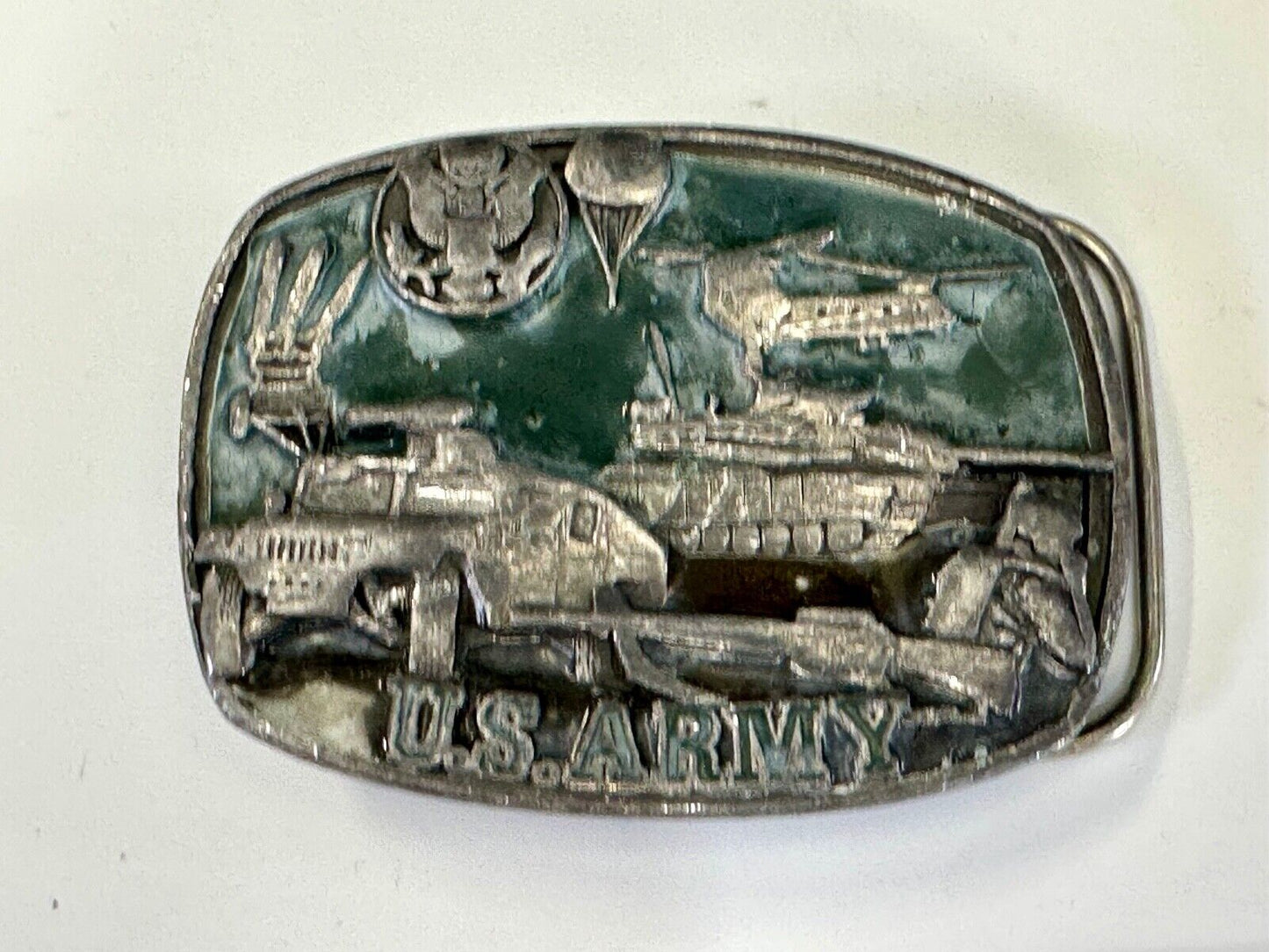 US United States Army No greater Honor than serving 91 Commemorative belt buckle