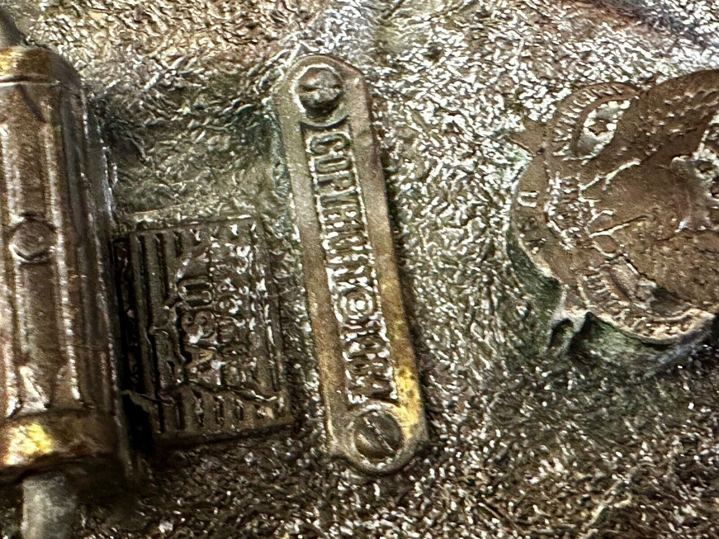 American farmers feed the world Vintage 1984 The Great American Belt Buckle Co