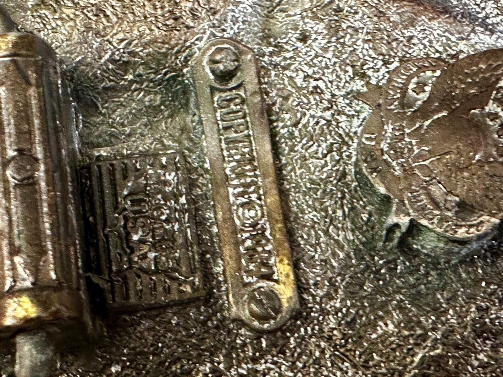 American farmers feed the world Vintage 1984 The Great American Belt Buckle Co