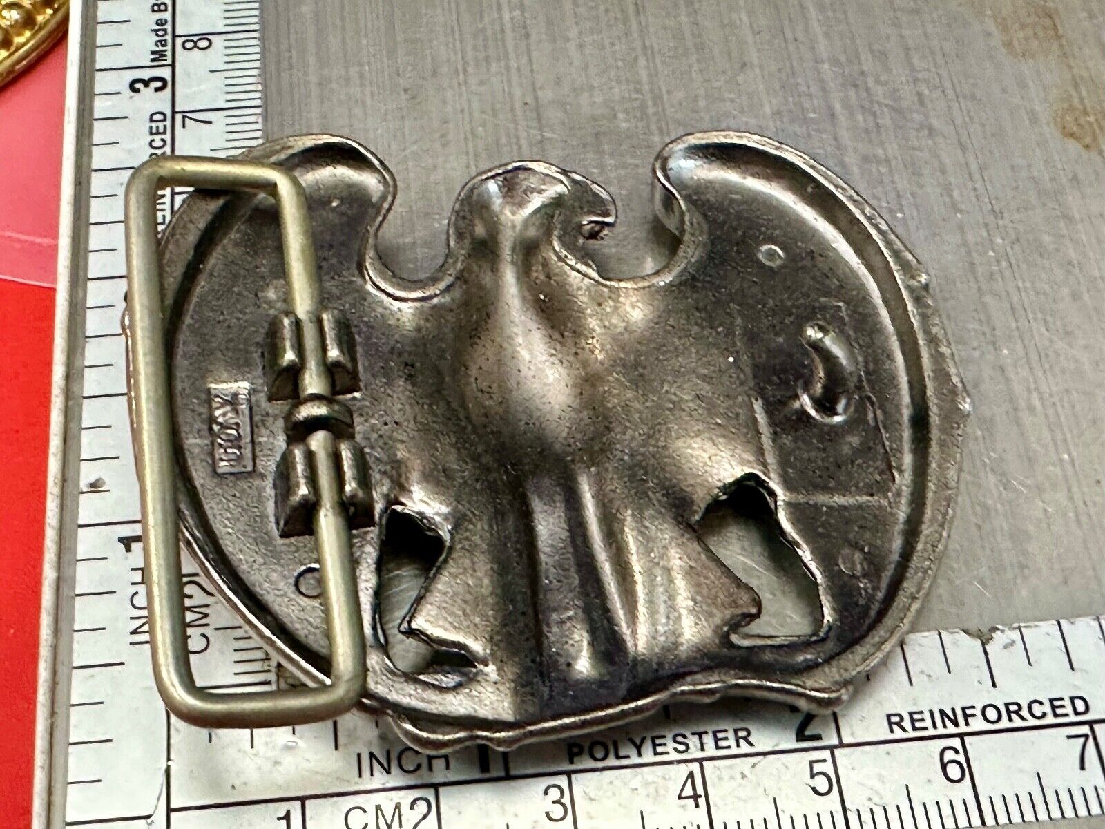 VINTAGE 1970'S IMPERIAL ROMAN EAGLE STYLE BELT BUCKLE IN BOX