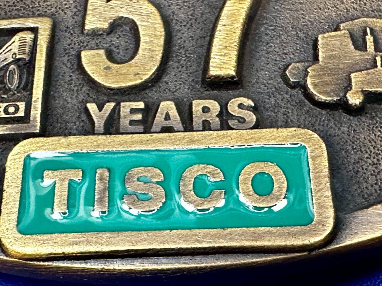 57 Years TISCO Tractor Implement Supply company NOS Belt Buckle by Speccast