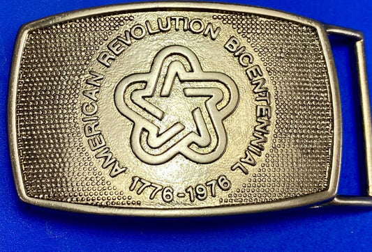 American Revolution Bicentennial Celebration Patriotic USA belt buckle by Lee Ny