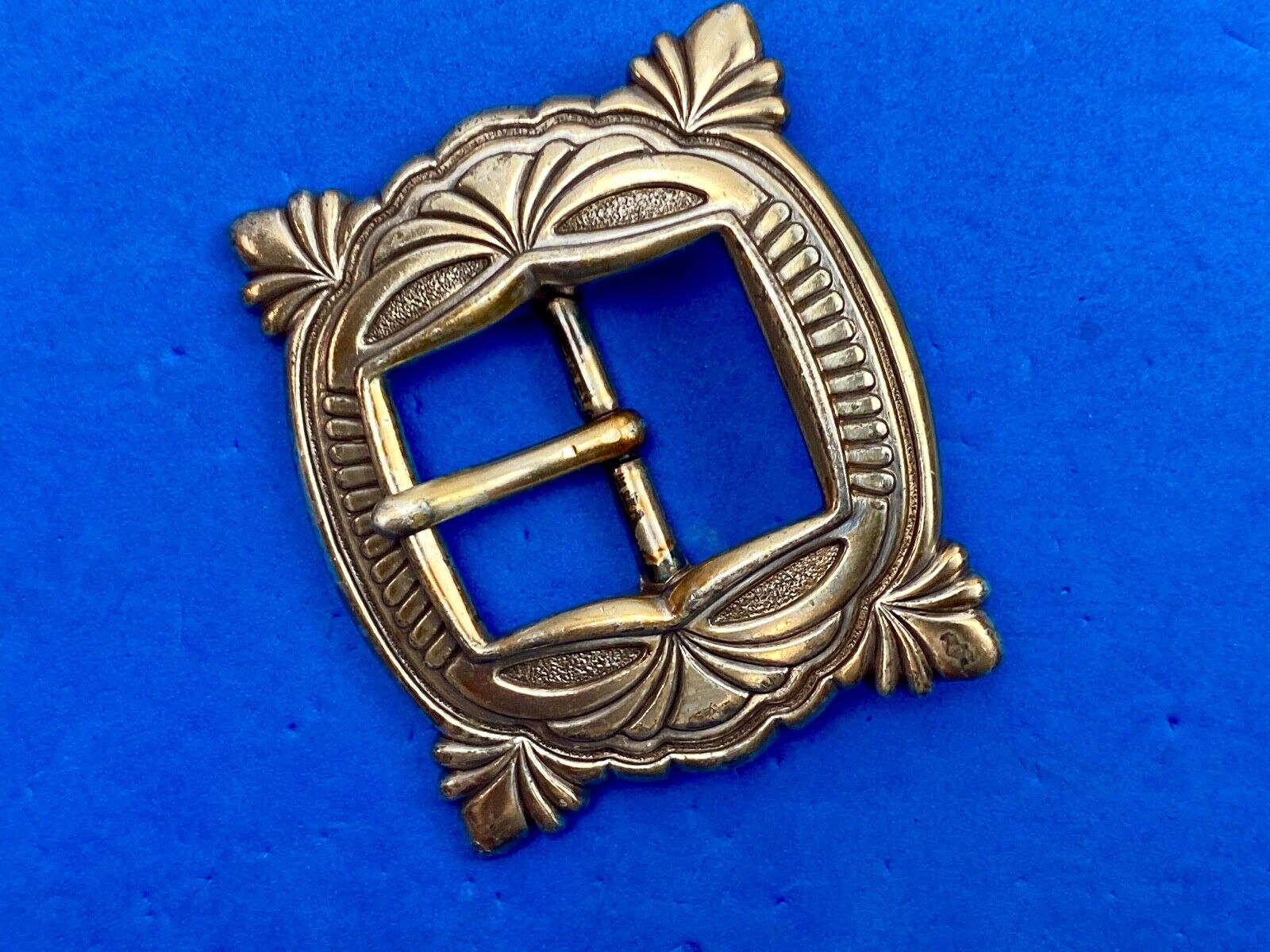 Antique Vintage W. Doran stamped western belt buckle