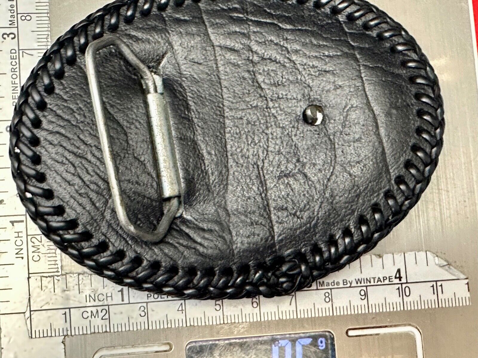 Vietnam War Memorial Three Soldiers Statue Washington DC Leather Belt Buckle