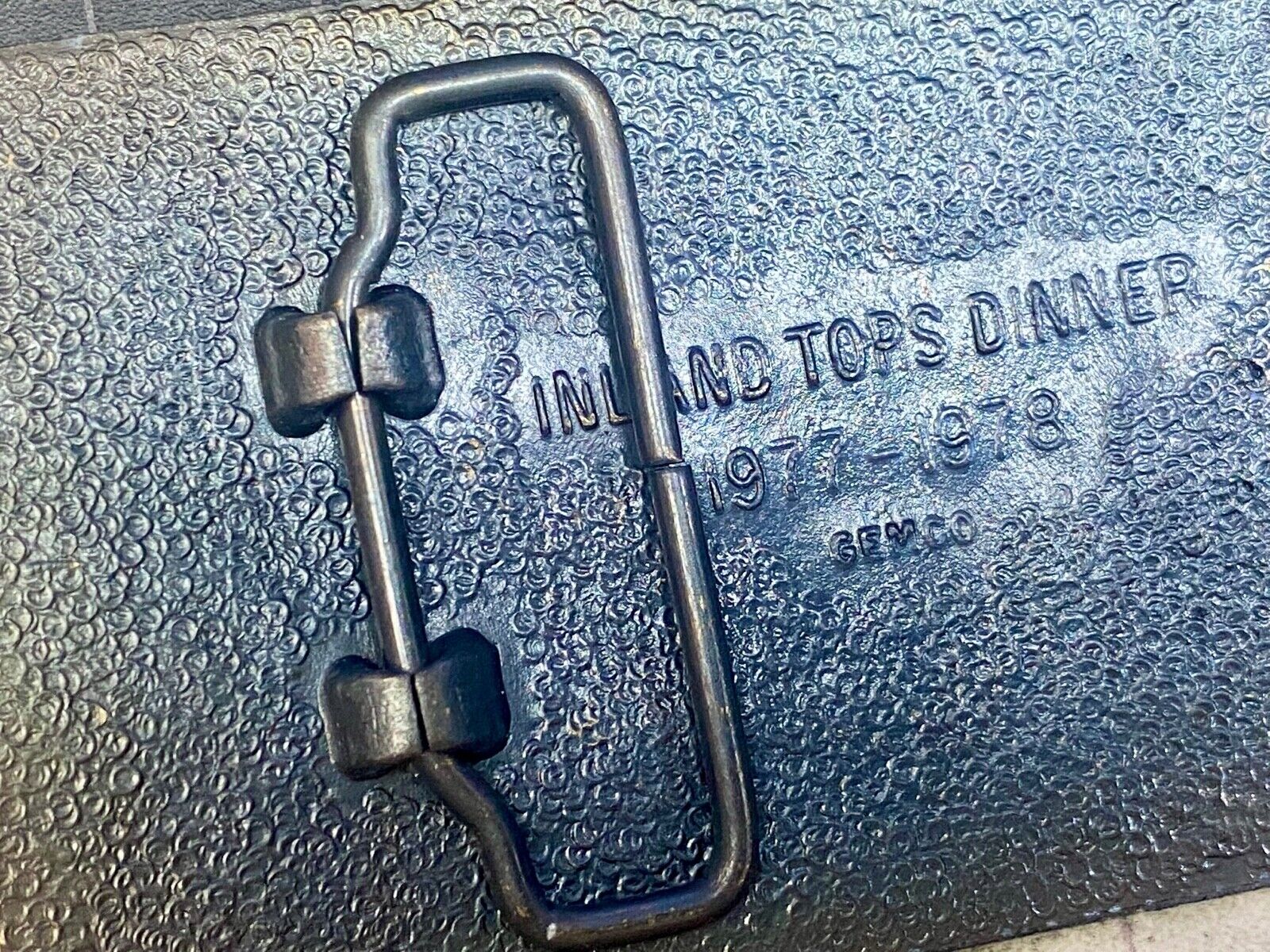 Vintage Mining Equipment - Inland Topps Diner  Semco Belt Buckle 
