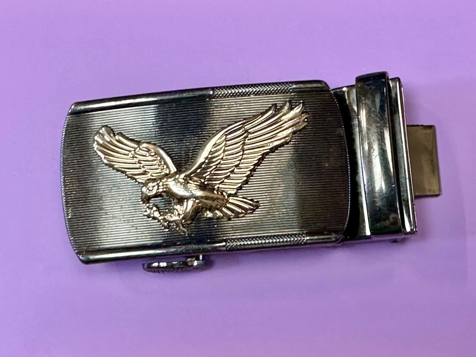 American Eagle - Replacement Racket style dress vintage belt buckle