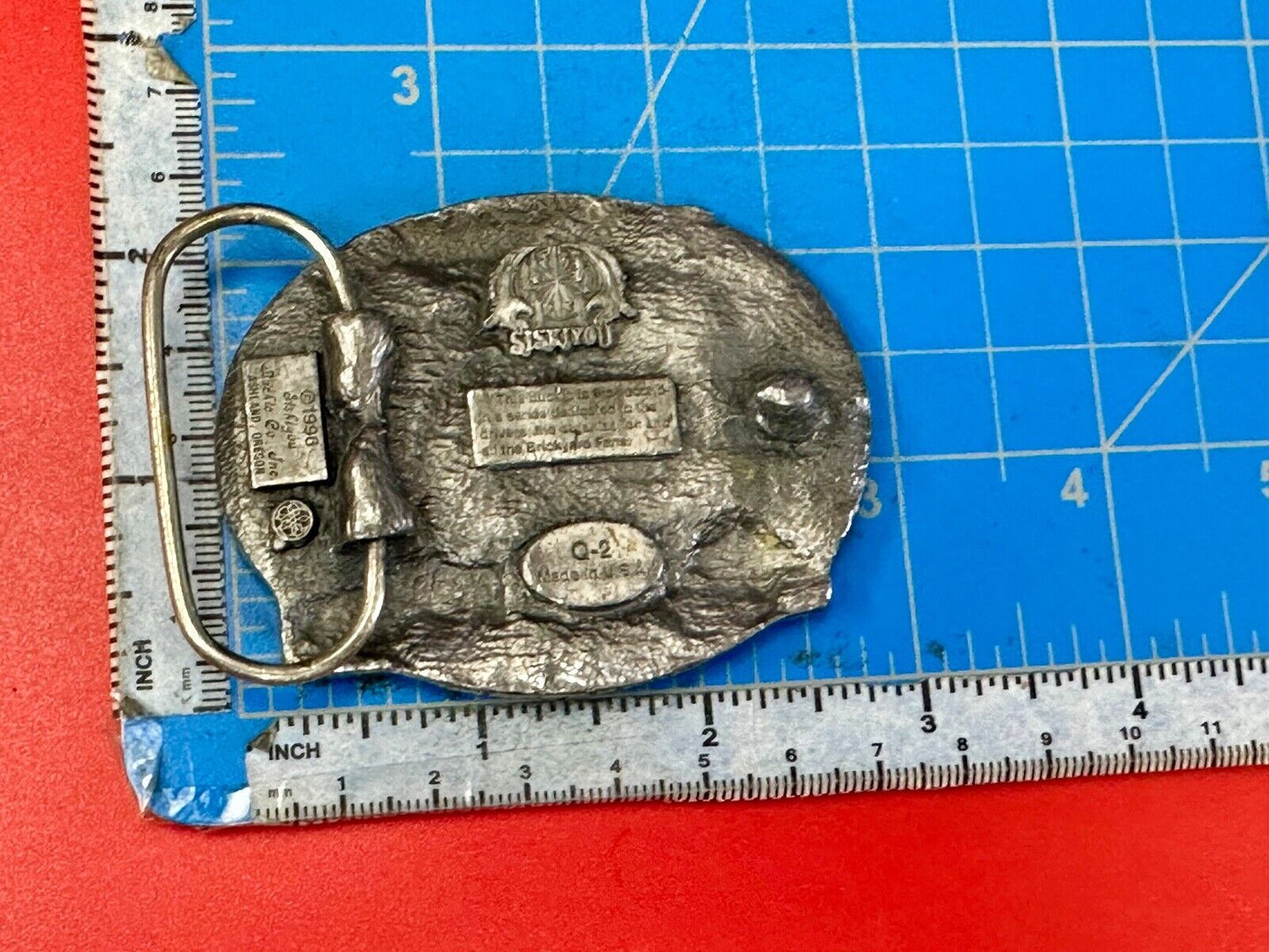vintage Indianapolis brickyard 400 1996 Commemorative Q2 Siskiyou belt buckle