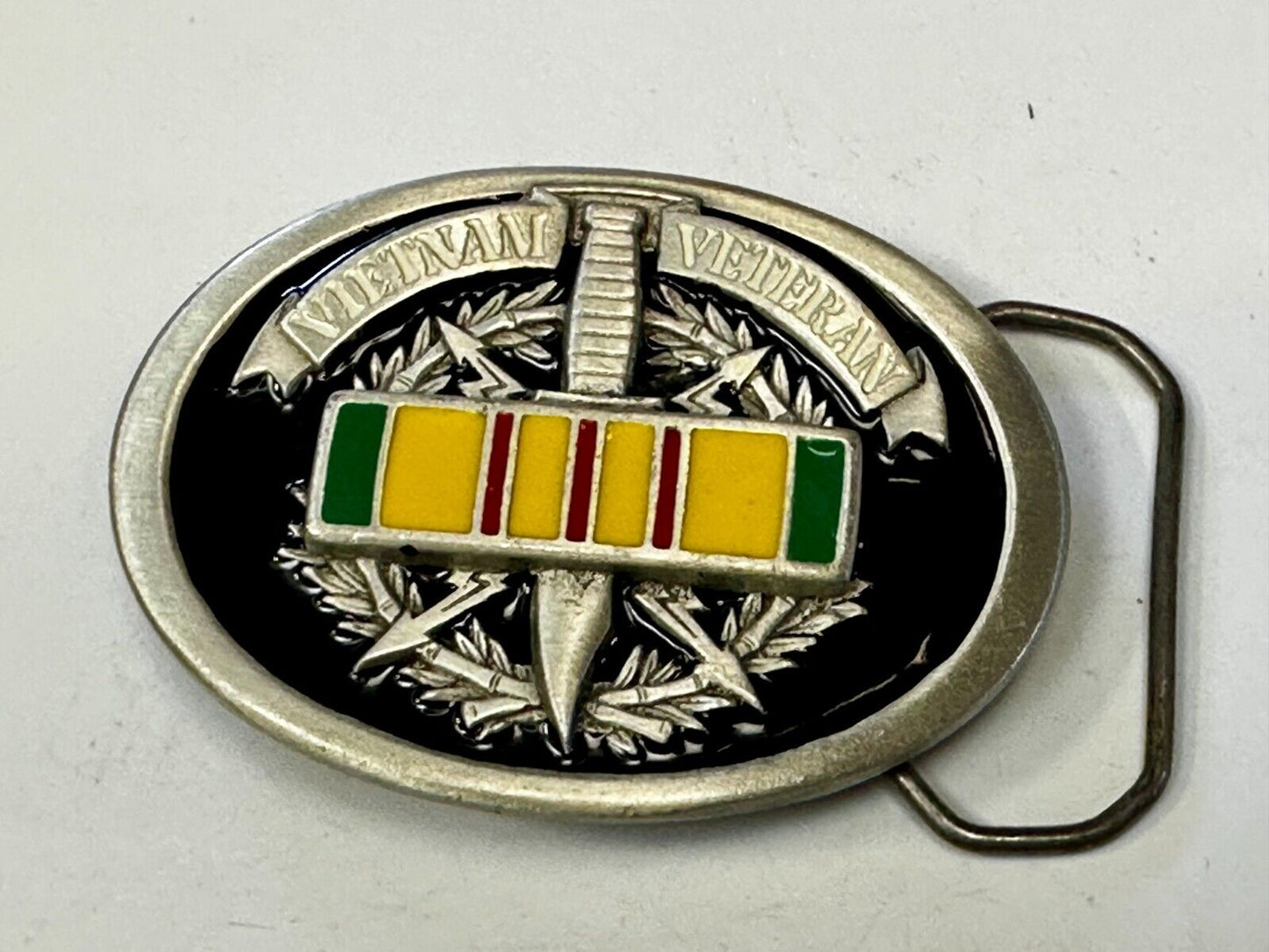 Veteran Vietnam Knife Emblem The Great American Belt Buckle co