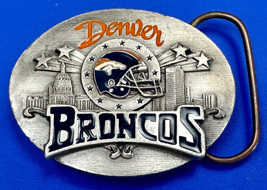 THE Denver Broncos - Most NFL Wins of the 1990's commemorative belt buckle