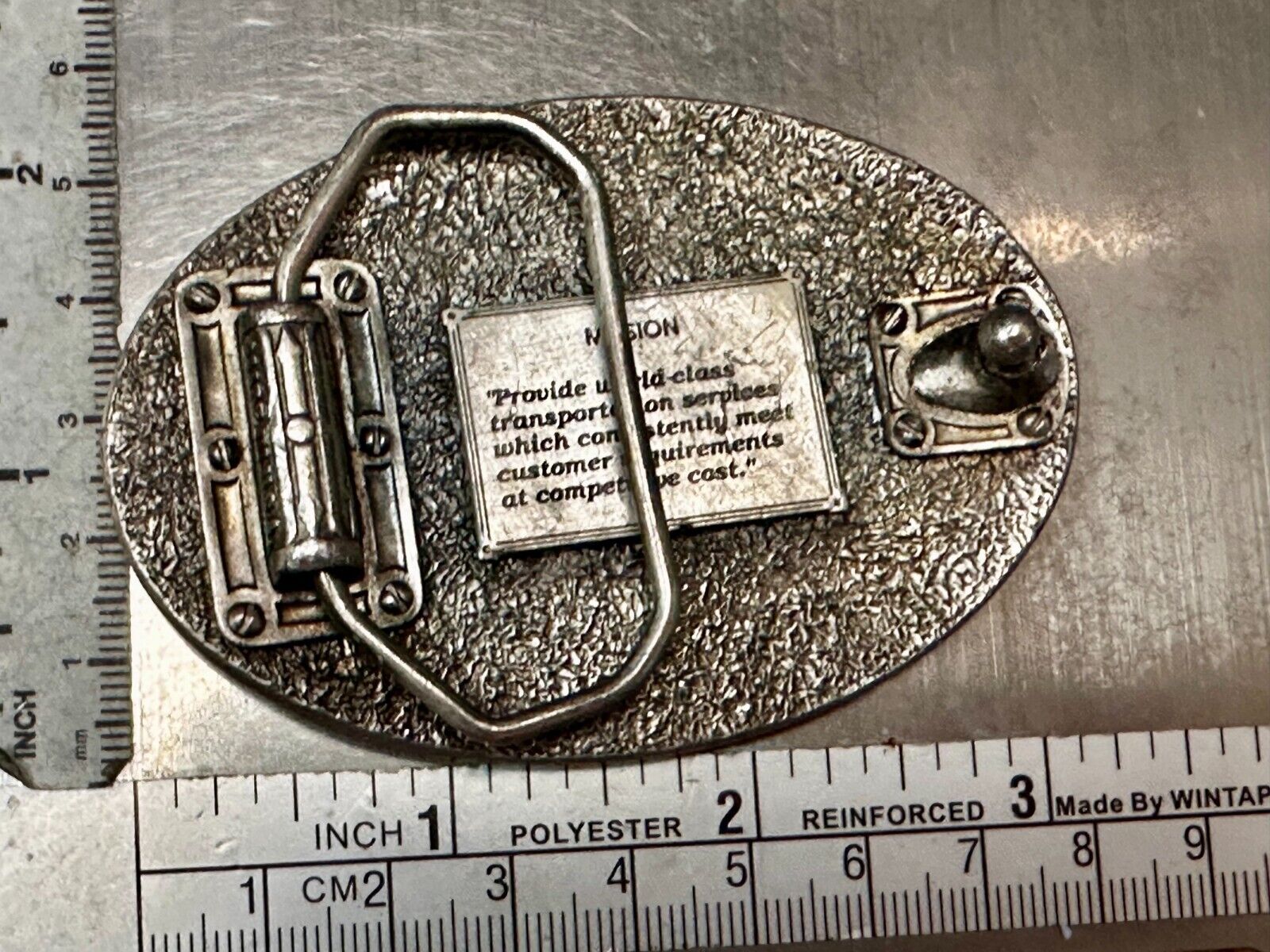 UNION PACIFIC Trains Railroad Transportation Company Train Collector Belt Buckle