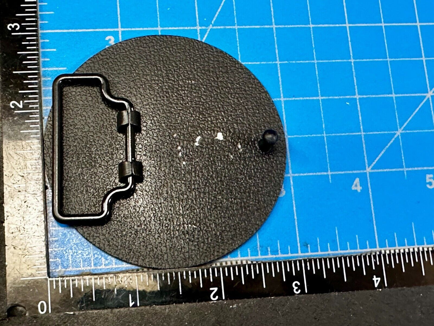 Power On Off Button Shutdown Electronics Computer Yellow Black Color Belt Buckle