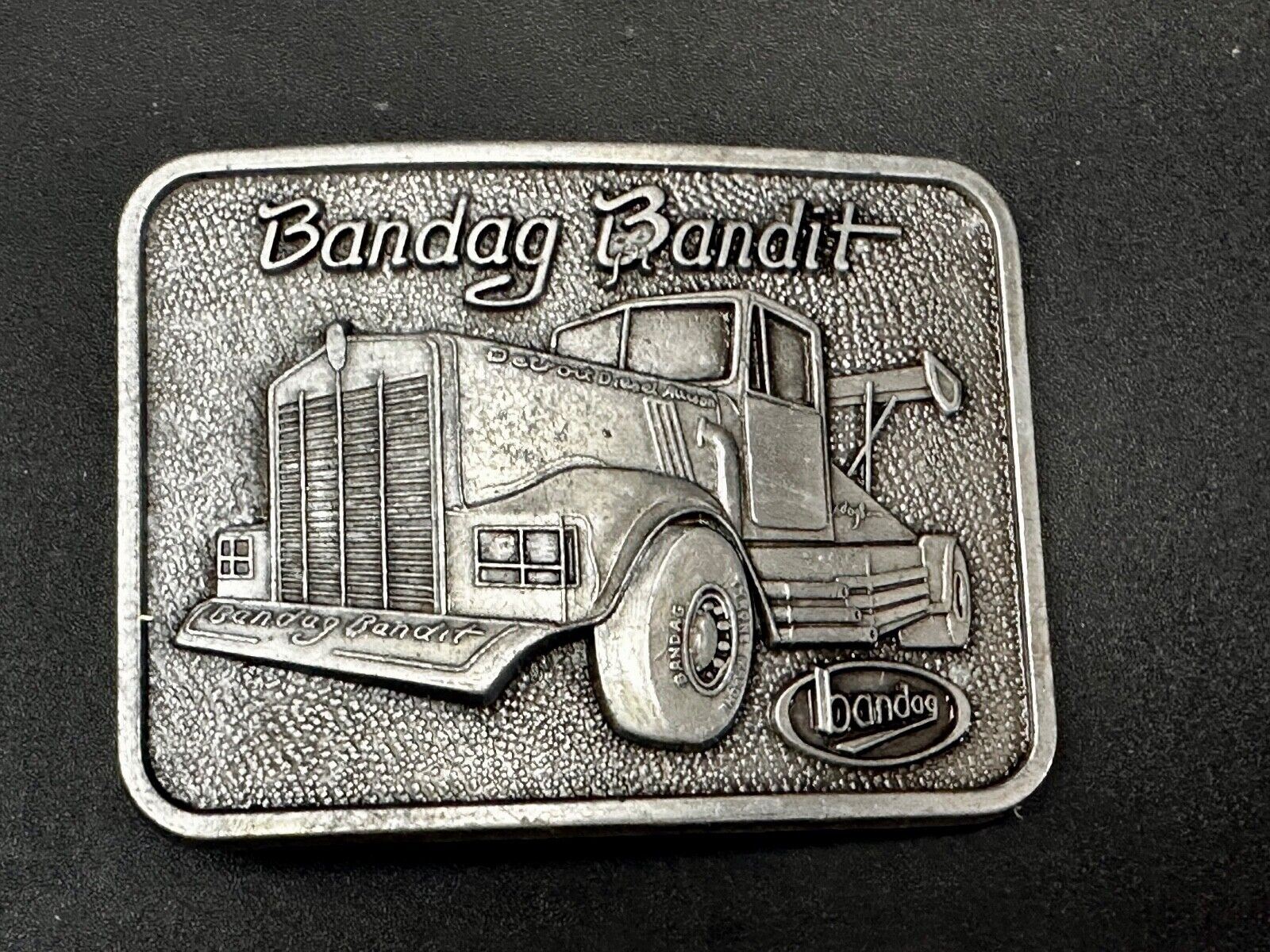 Bandag Bandit Vintage Kenworth Big Rig Trucking Semi Drivers Belt Buckle by RJ