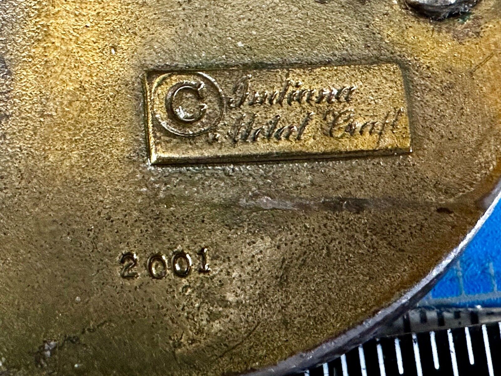 United States of America 200 Years Coin Collectors Belt Buckle 2001