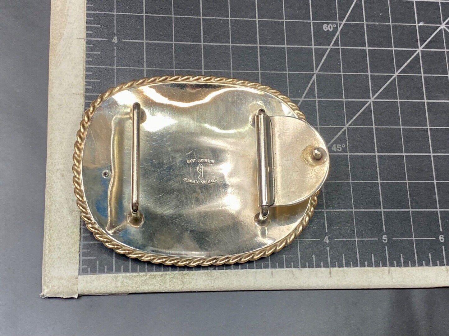All Around Champion Cowgirl Willits Horsemen's Assoc 96 Trophy belt buckle by Gj