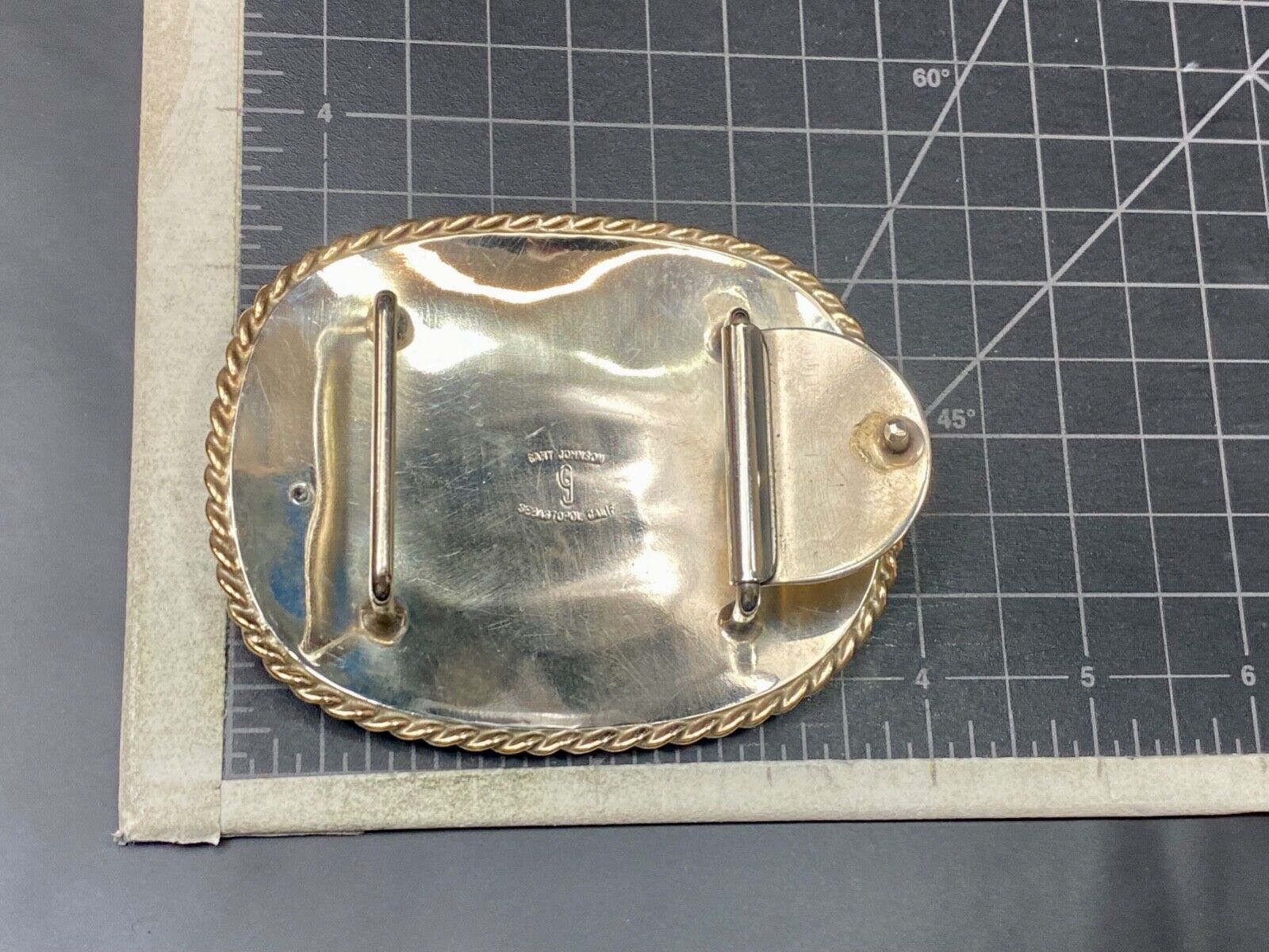 All Around Champion Cowgirl Willits Horsemen's Assoc 96 Trophy belt buckle by Gj