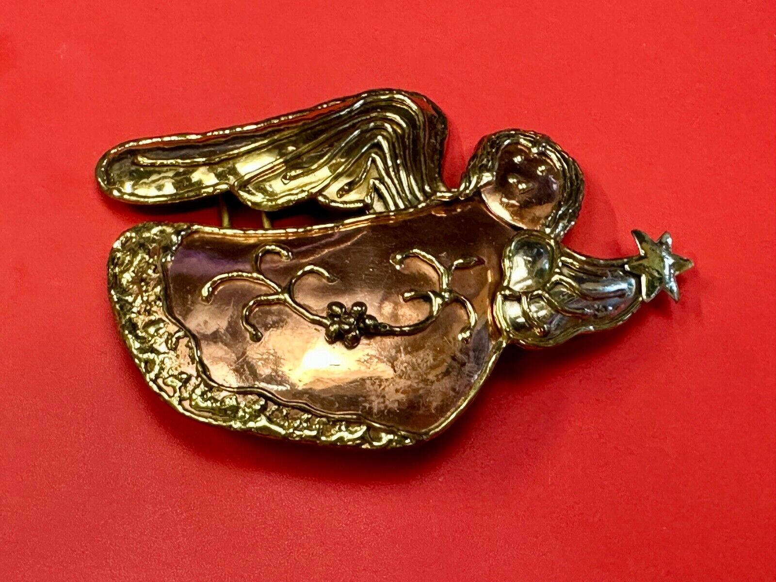 ANGLE Vintage mixed metal belt slide