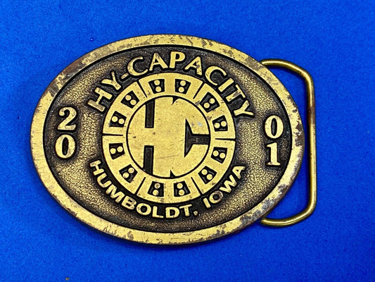 2001 Hy-Capacity Tractor Farming Agriculture Parts Limited Edition Belt Buckle 