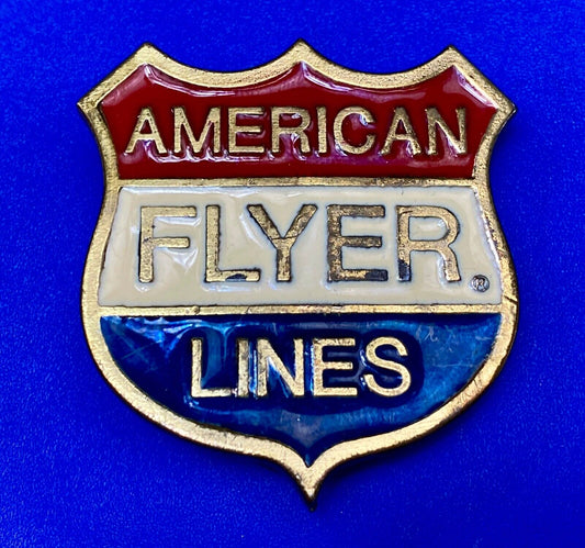 American Flyer Lines Train Locomotive Badge shaped great American belt buckle