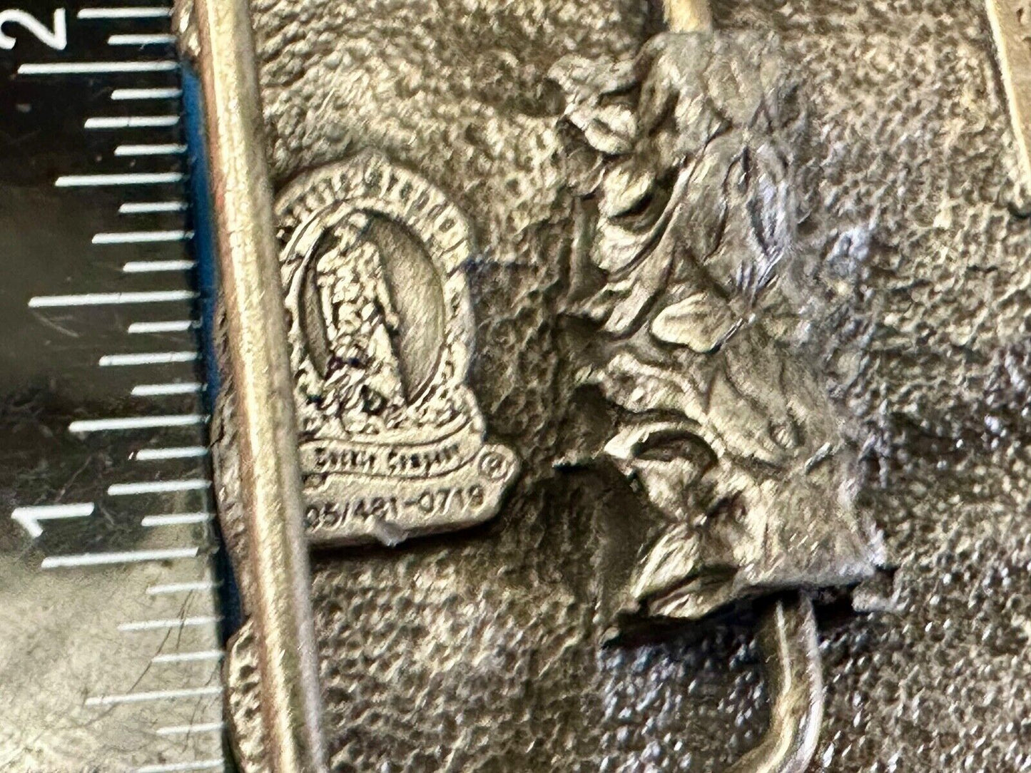 American Fisherman Vintage 1987 Commemorative Arroyo Grande Belt Buckle