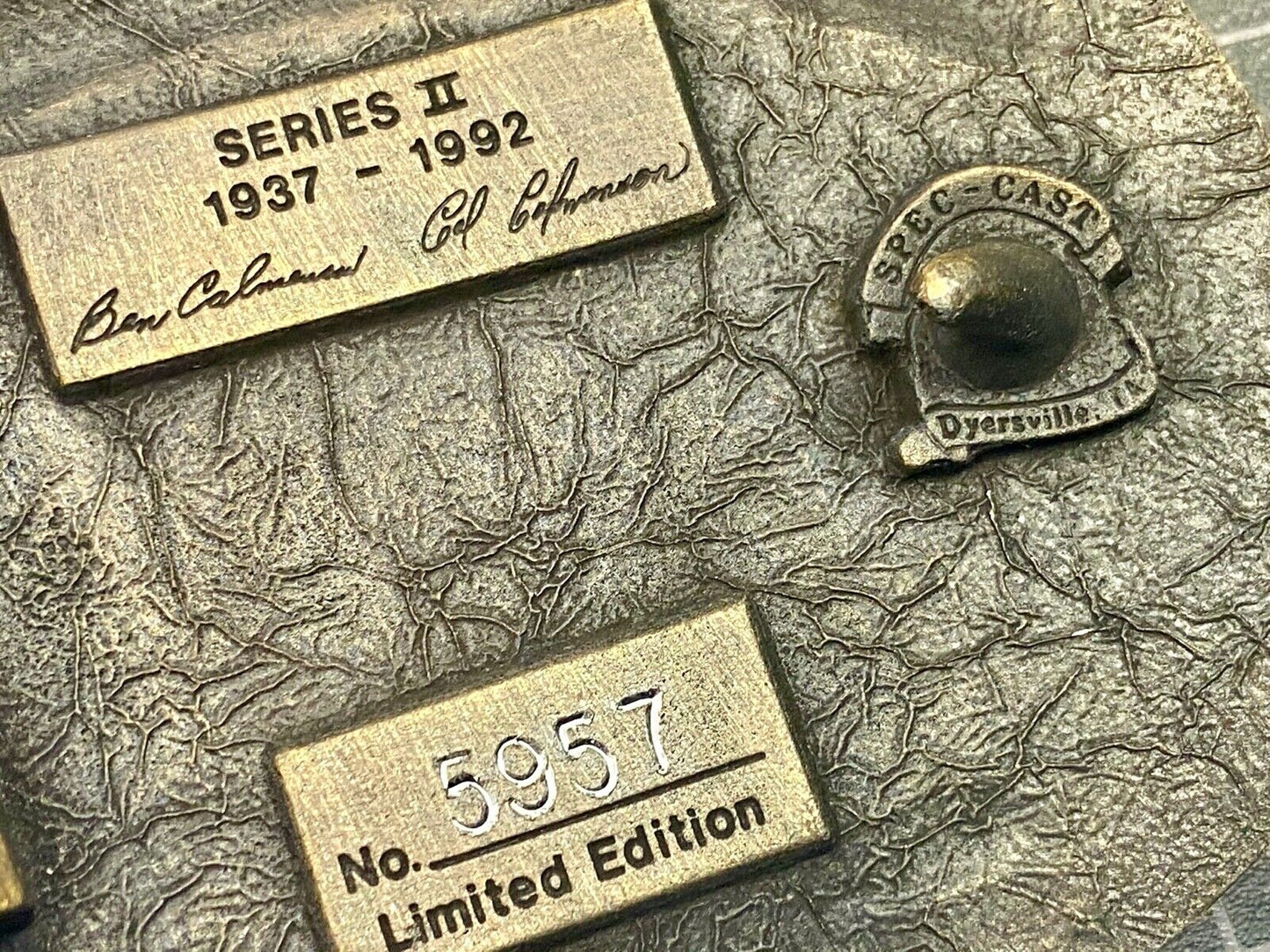 55 years Tisco Tractor Implement Supply Spec Cast Brass Belt Buckle series 2