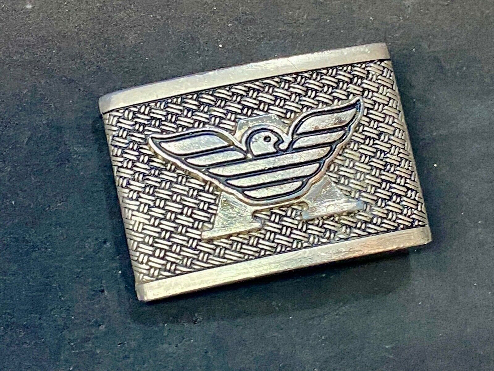 unknown to me    bird and letter A belt buckle 