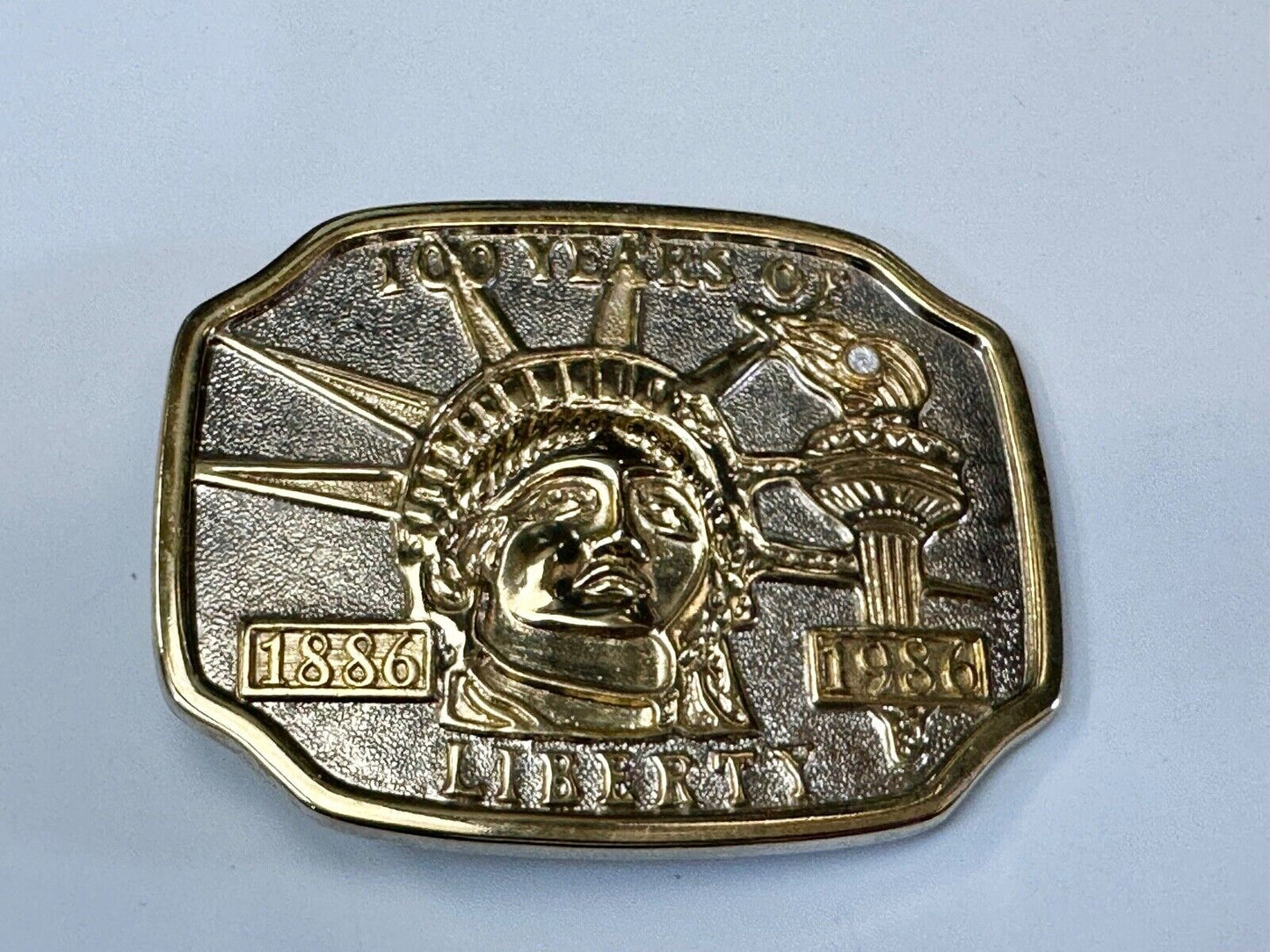 100 years of The Statue of Liberty New York City Commemorative  belt buckle