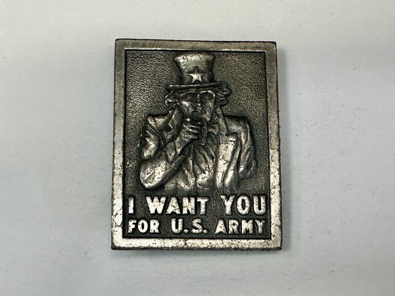 Uncle Sam Poster -I Want You for US Army Belt Buckle 1976 Bergamot Belt Buckle