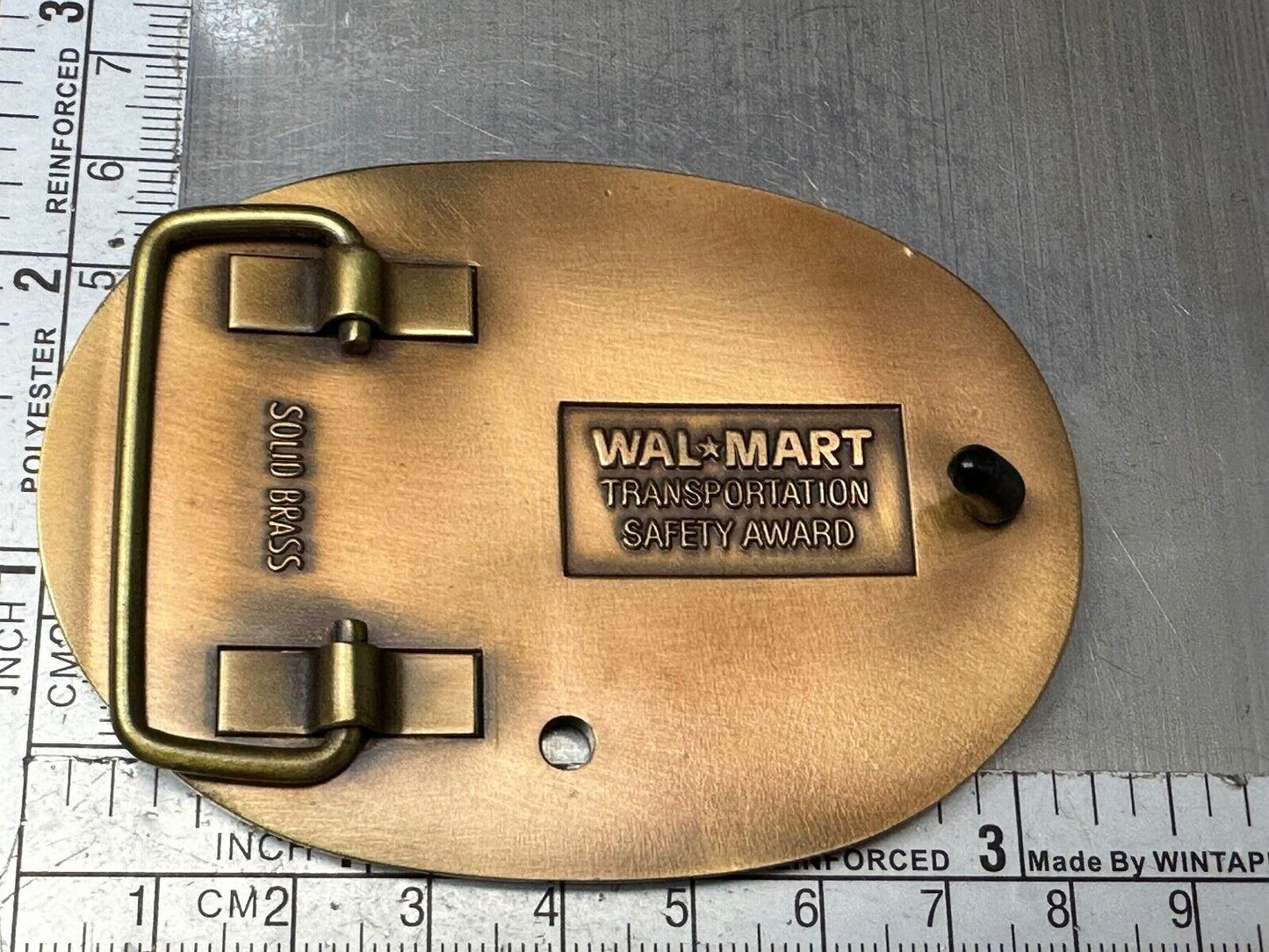 Through The Forrest Walmart Transportation Semi Drivers Safety Award Belt Buckle