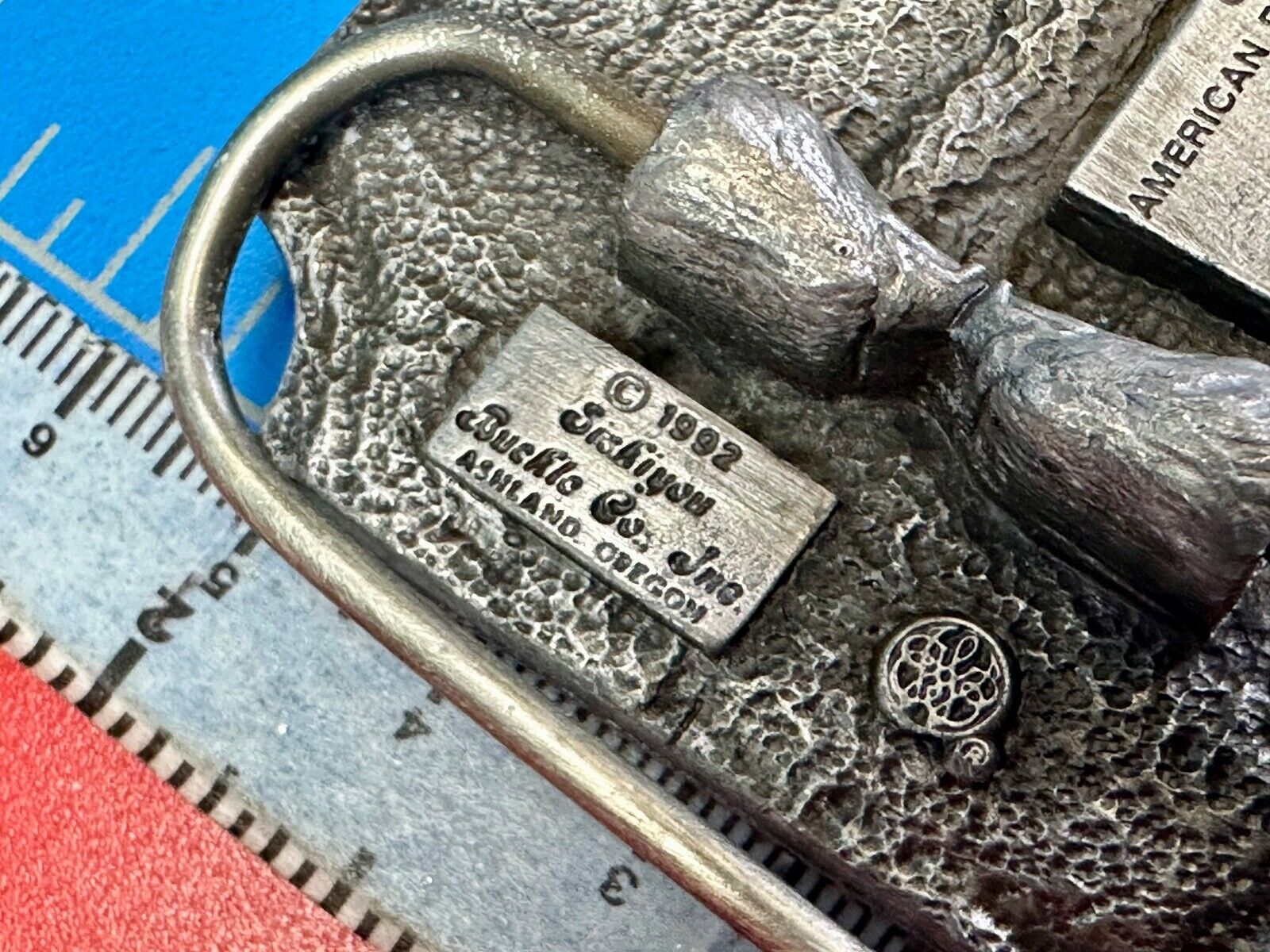 APWA Oregon chapter American Public Works Association Conference belt buckle