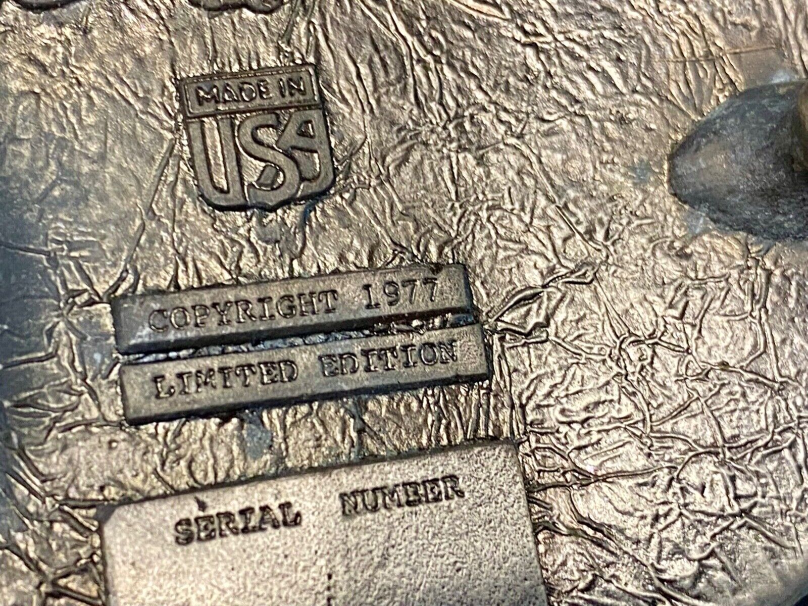 77 Pewter Belt Buckle Pittsburgh Gear Neville Island Great American Belt Buckle