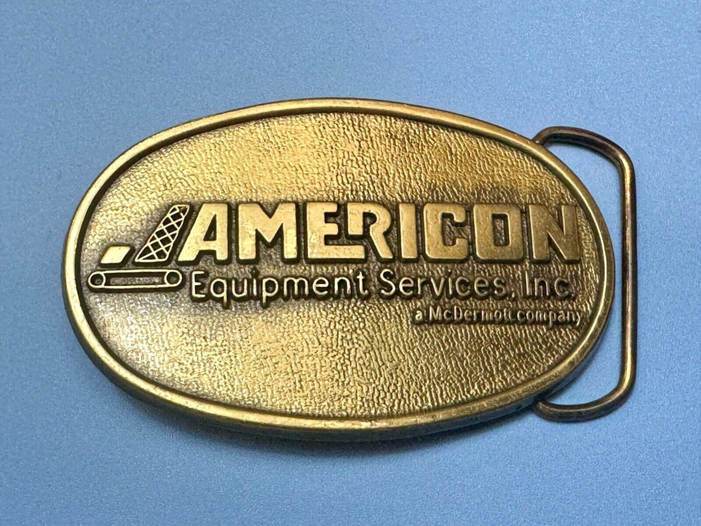 American Equipment services inc - McDermor Company Promotional belt buckle