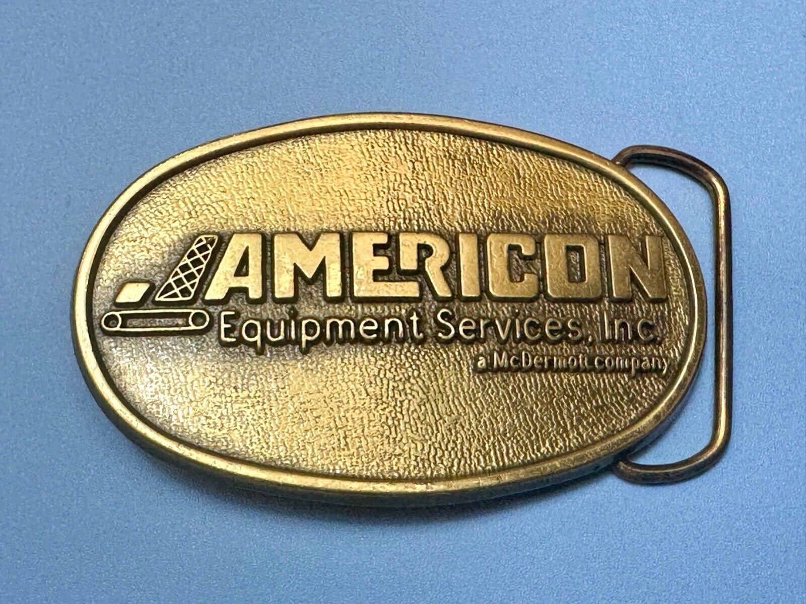 American Equipment services inc - McDermor Company Promotional belt buckle