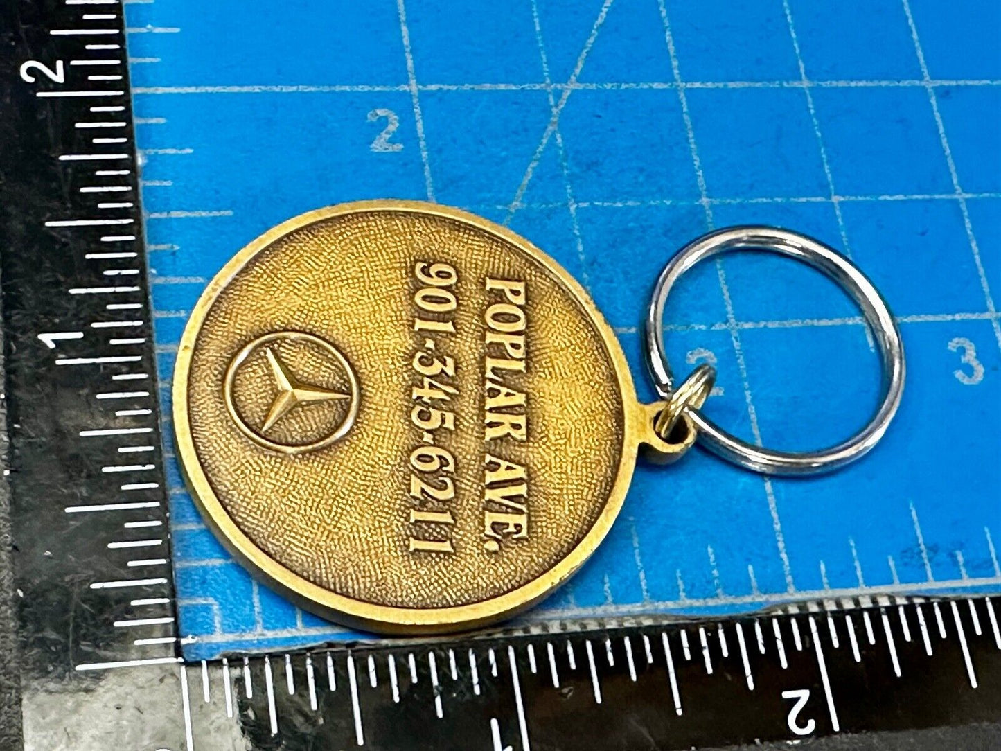 Mercedes Benz Of Memphis Keychain - Key Ring Chain Auto Car Dealers Collectable