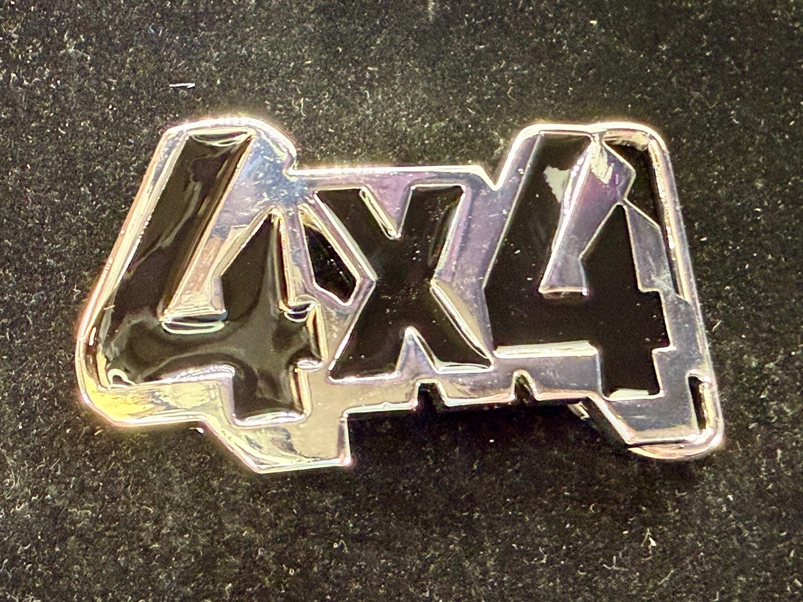 4X4 Four By Truck All Wheel Drive Gear Block Letters Cutout Belt Buckle