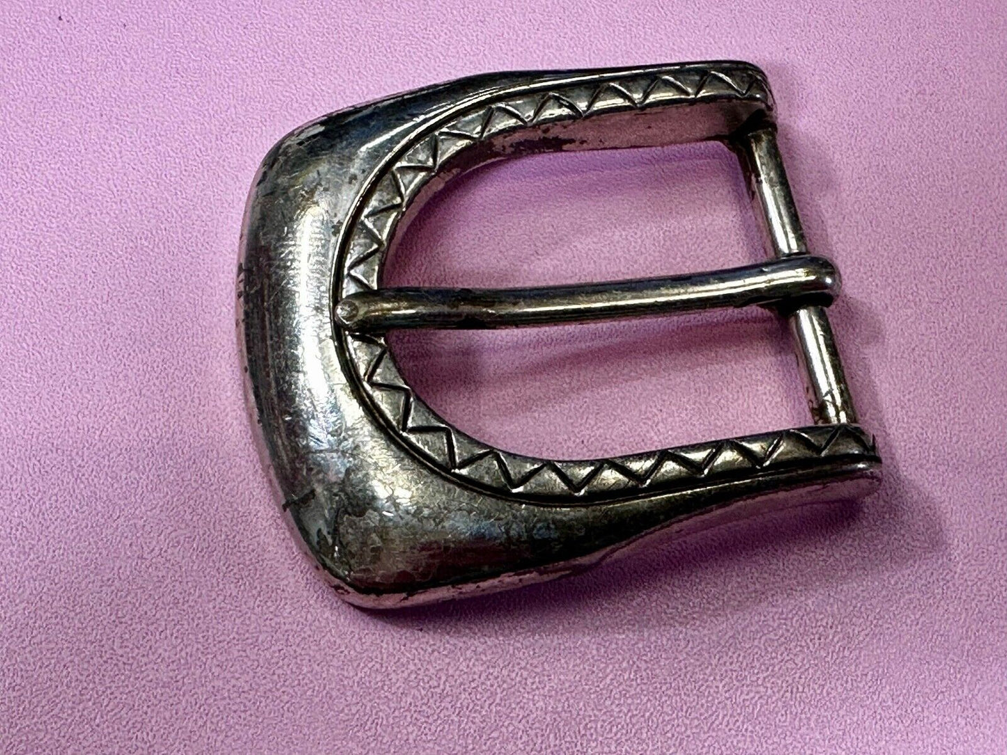 Unique 1994 Ranger Style Replacement Western Silver Tone Belt Buckle