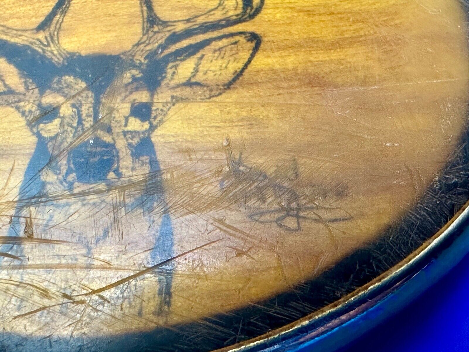 Deer Elk Buck Doe Gorgeous 1970s VON WEST Belt Buckle